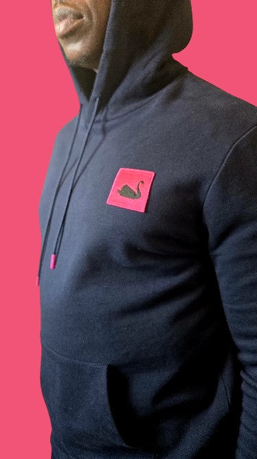 The Swan Patch Hoodie (Navy)