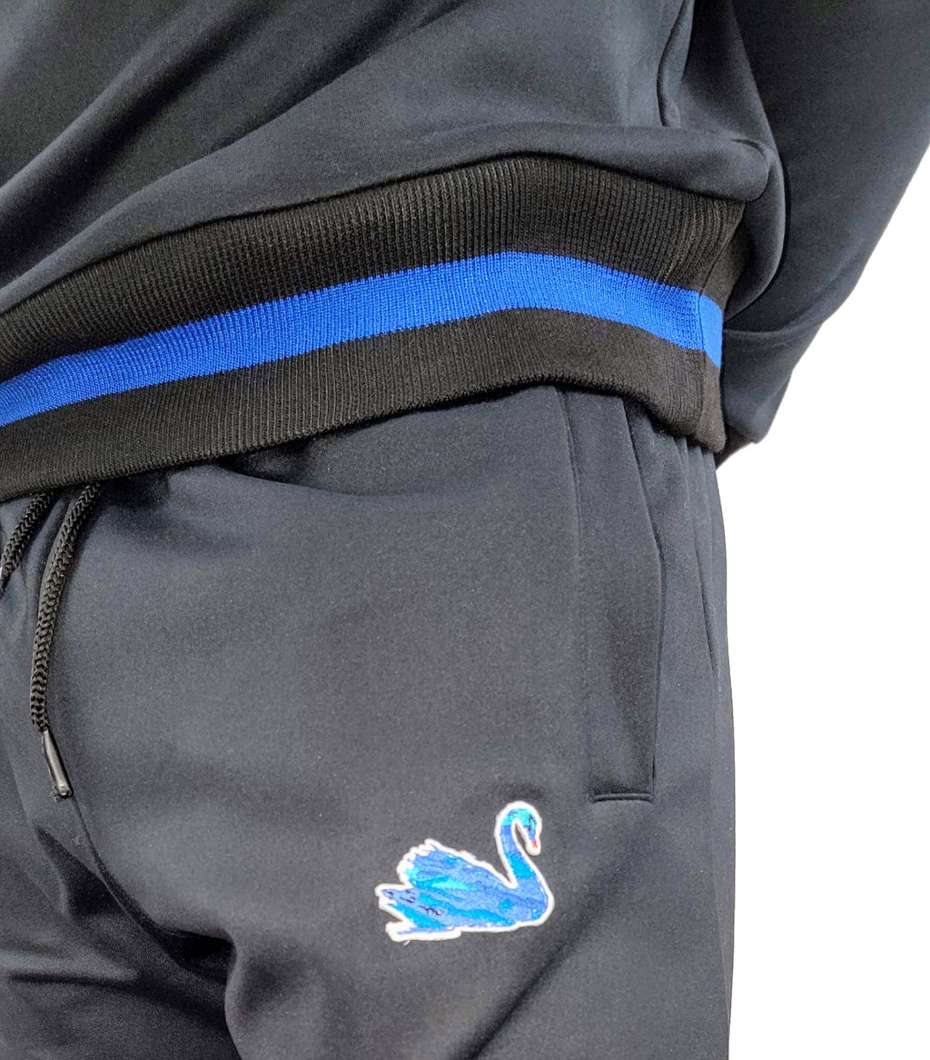 Blue Camo Swan Joggers