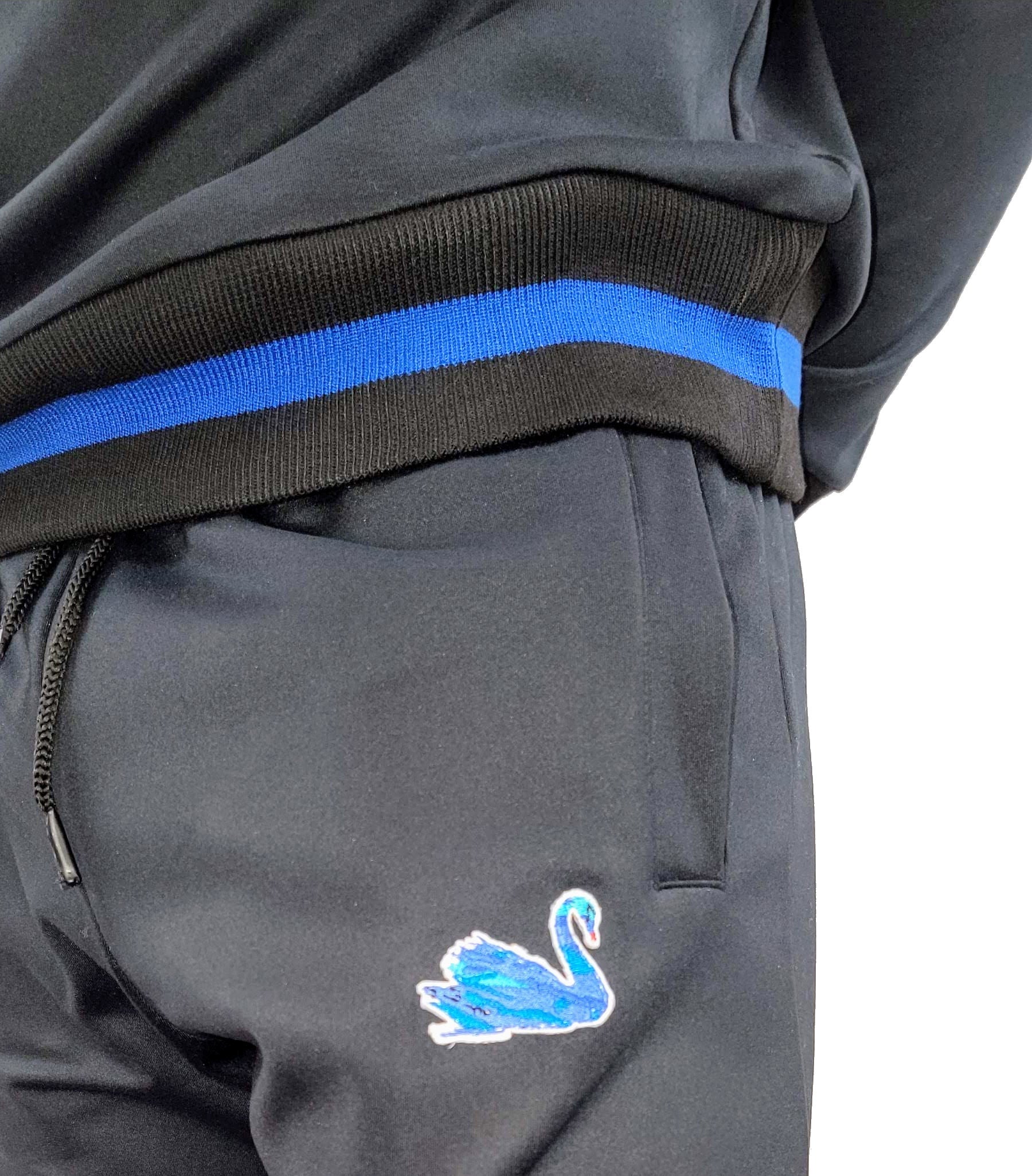 Blue Camo Swan Joggers
